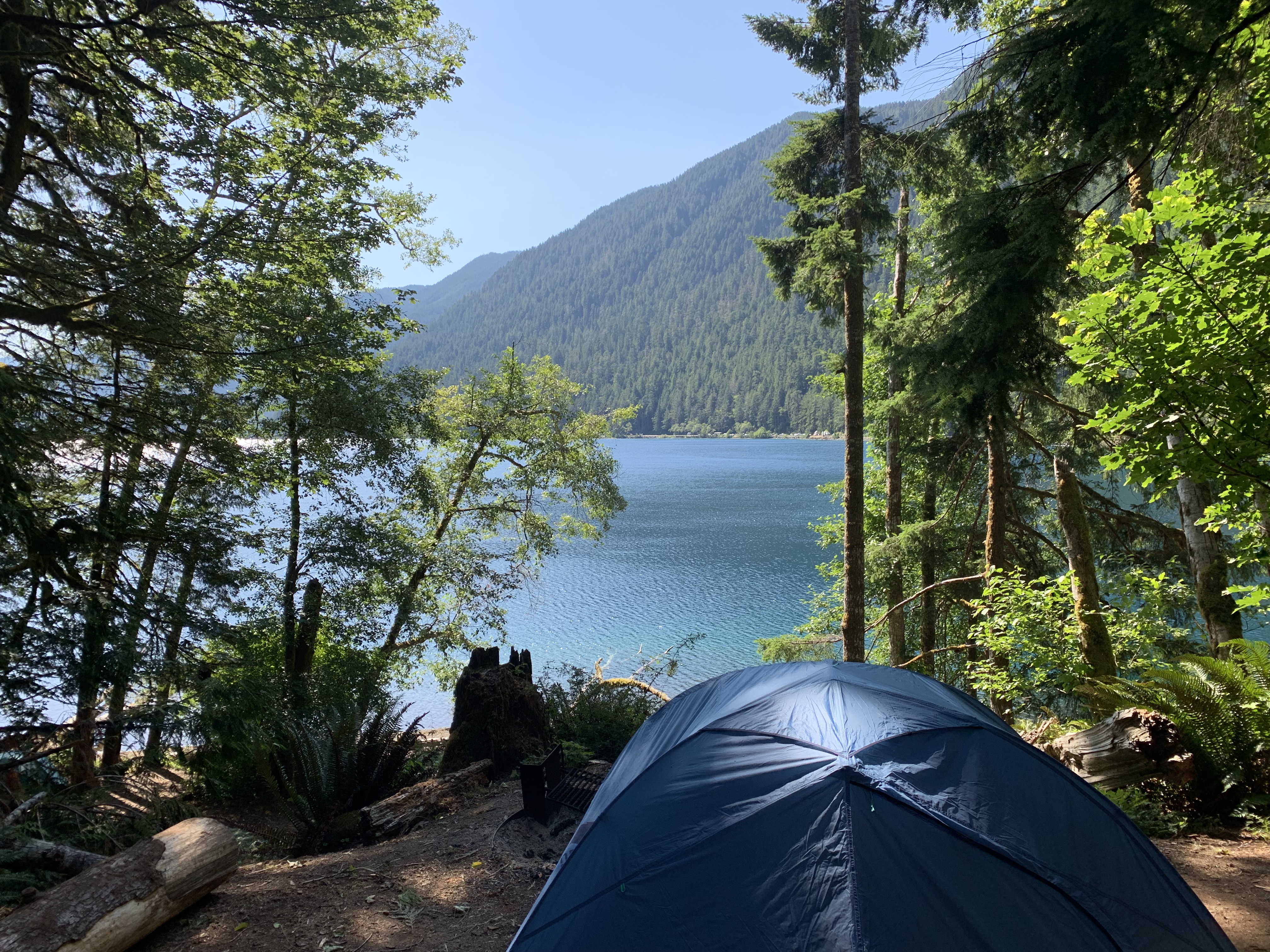 Camping at Lake Crescent